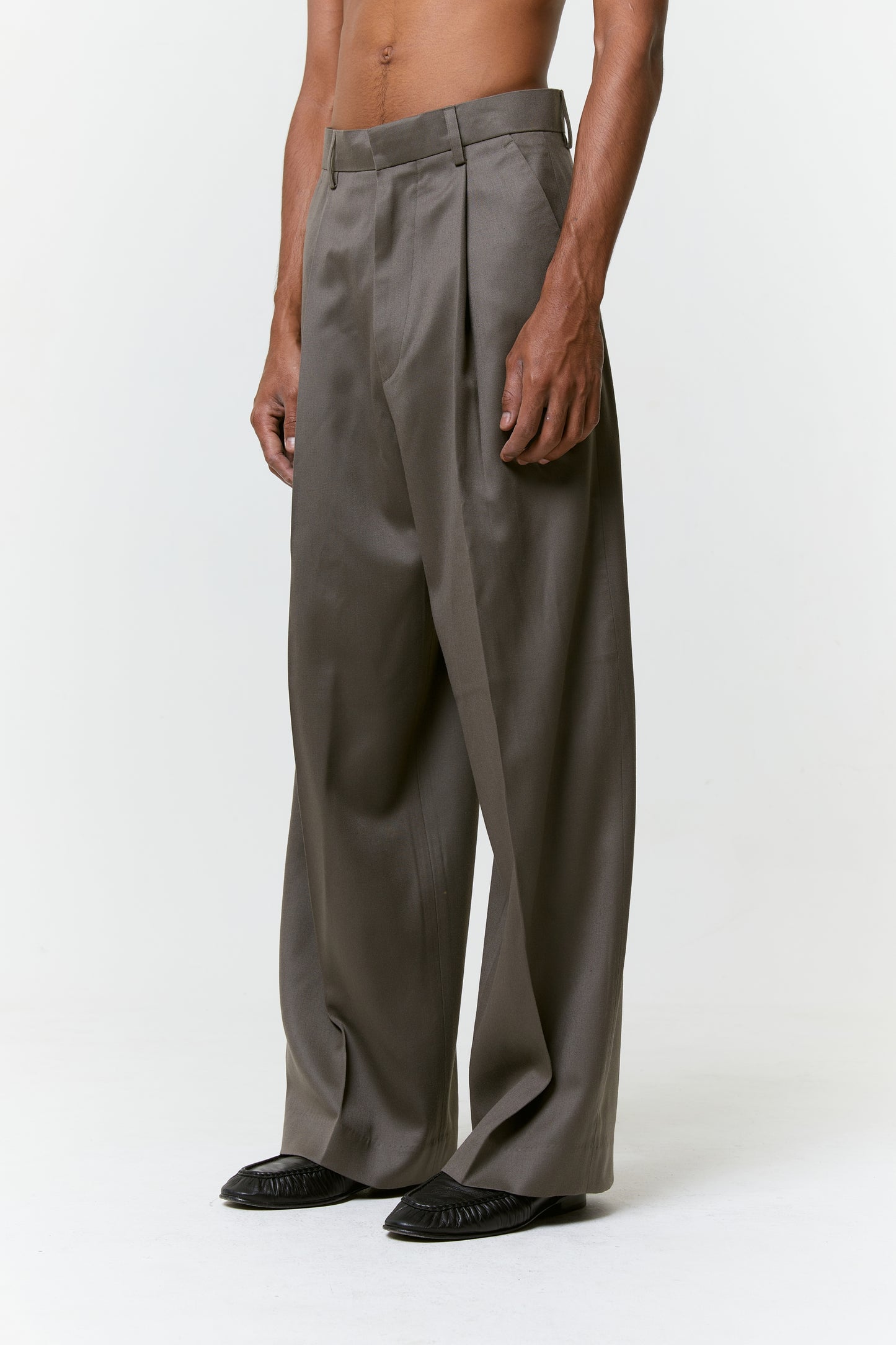 ALARA Wide Leg Pants - Gray