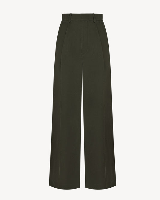 ALARA Wide Leg Pants - Olive