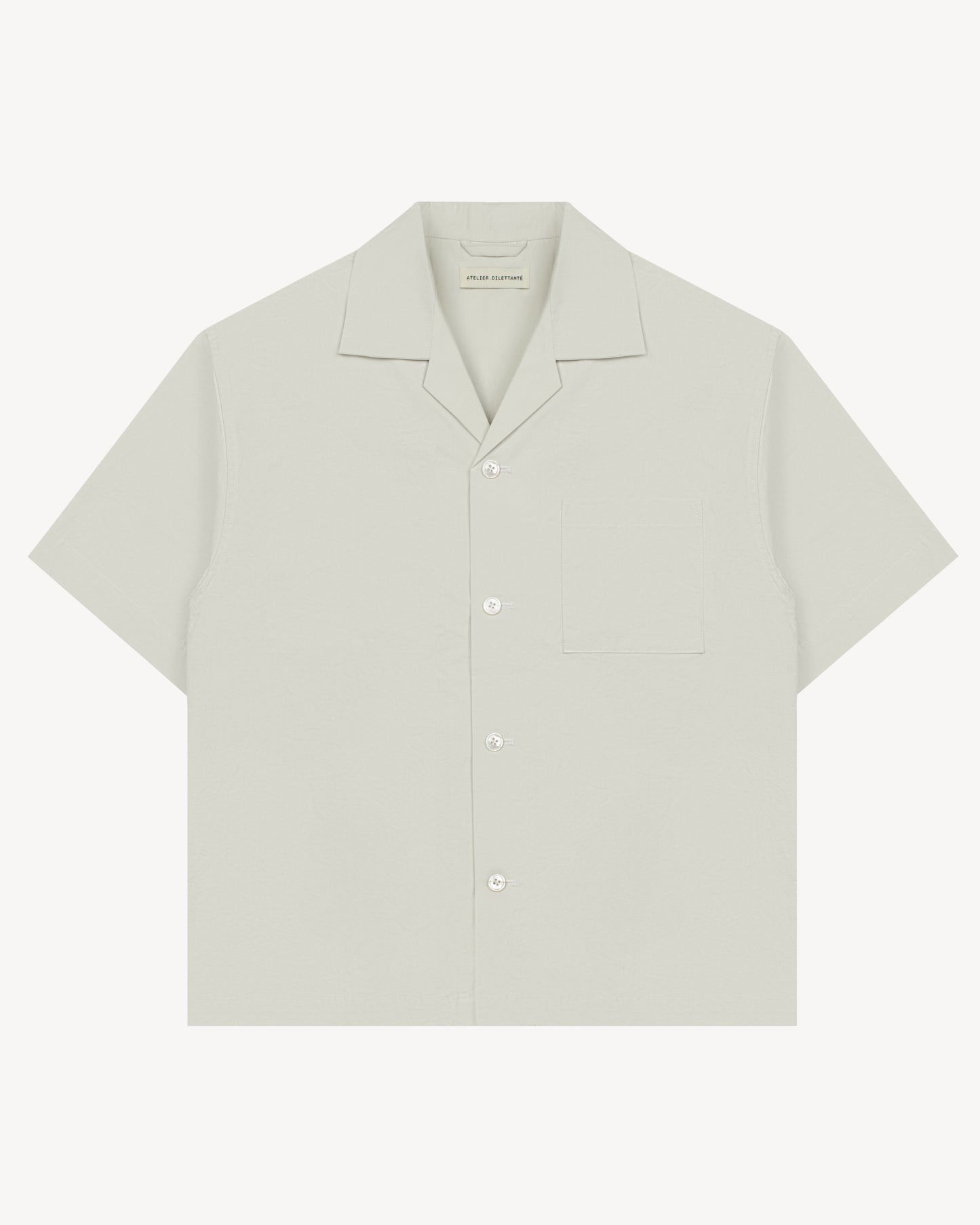 VIDA Boxy Shirt - Light Gray
