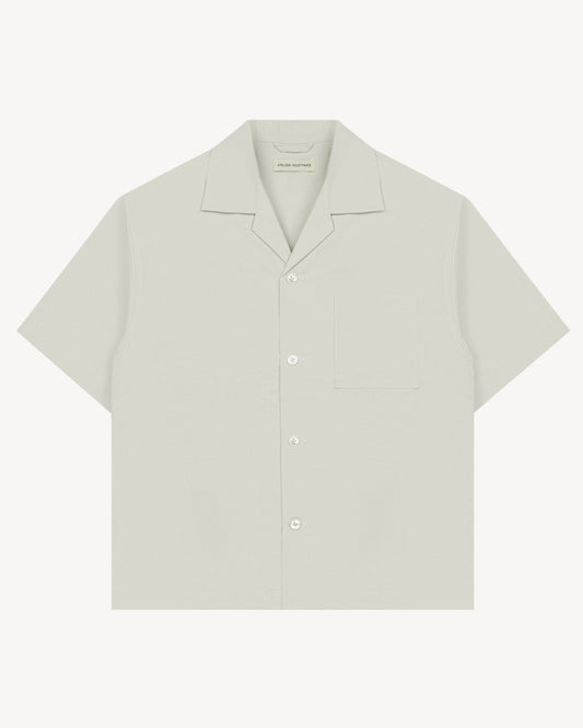 VIDA Boxy Shirt - Light Gray